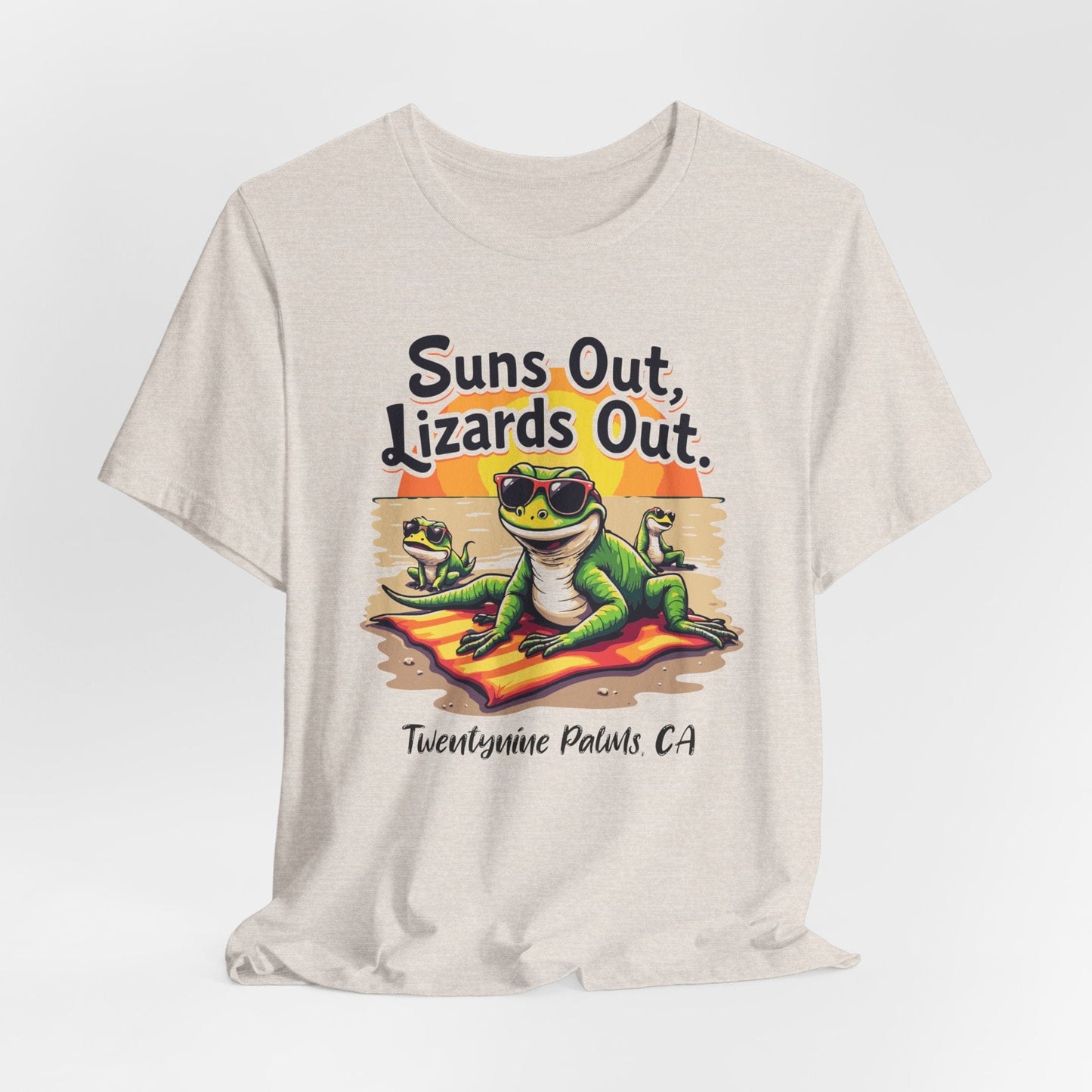 Suns Out Lizards Out Unisex T-Shirt - Fun Summer Vibe Shirt