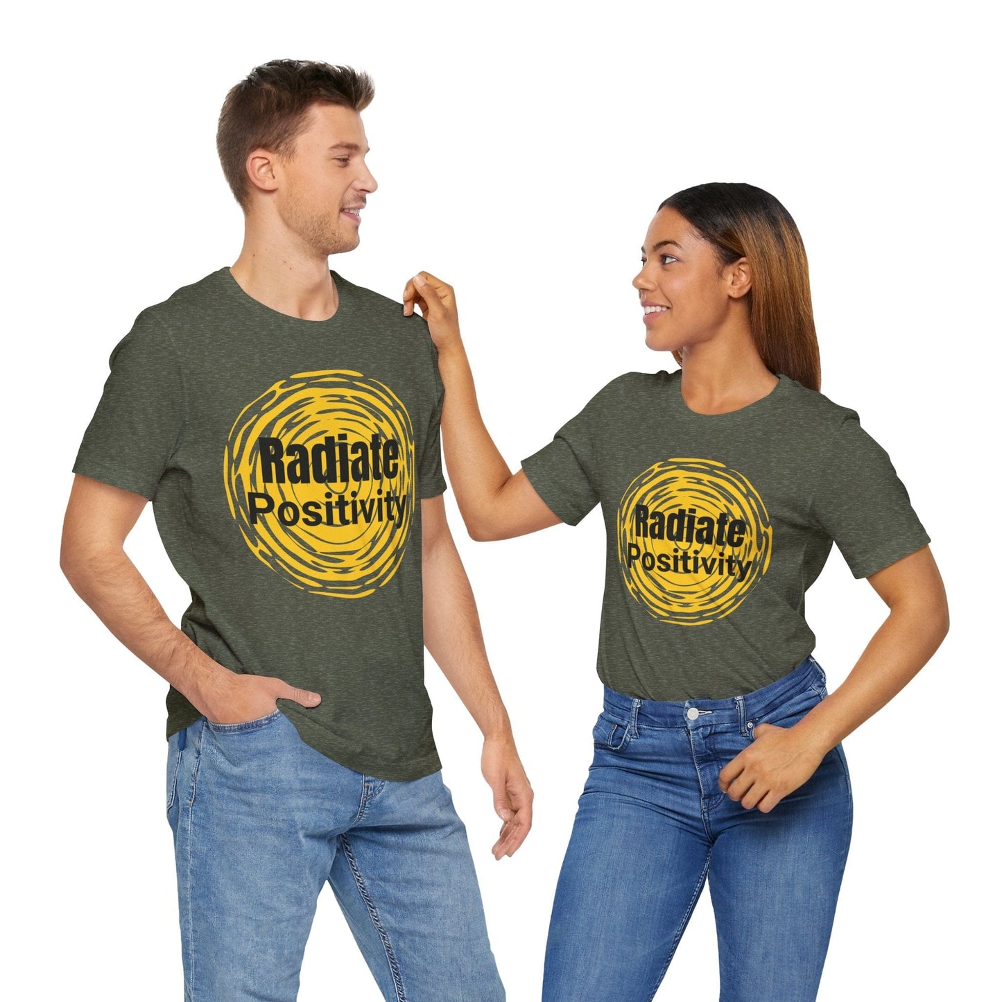 Radiate Positivity Unisex T-Shirt - Spread Good Vibes
