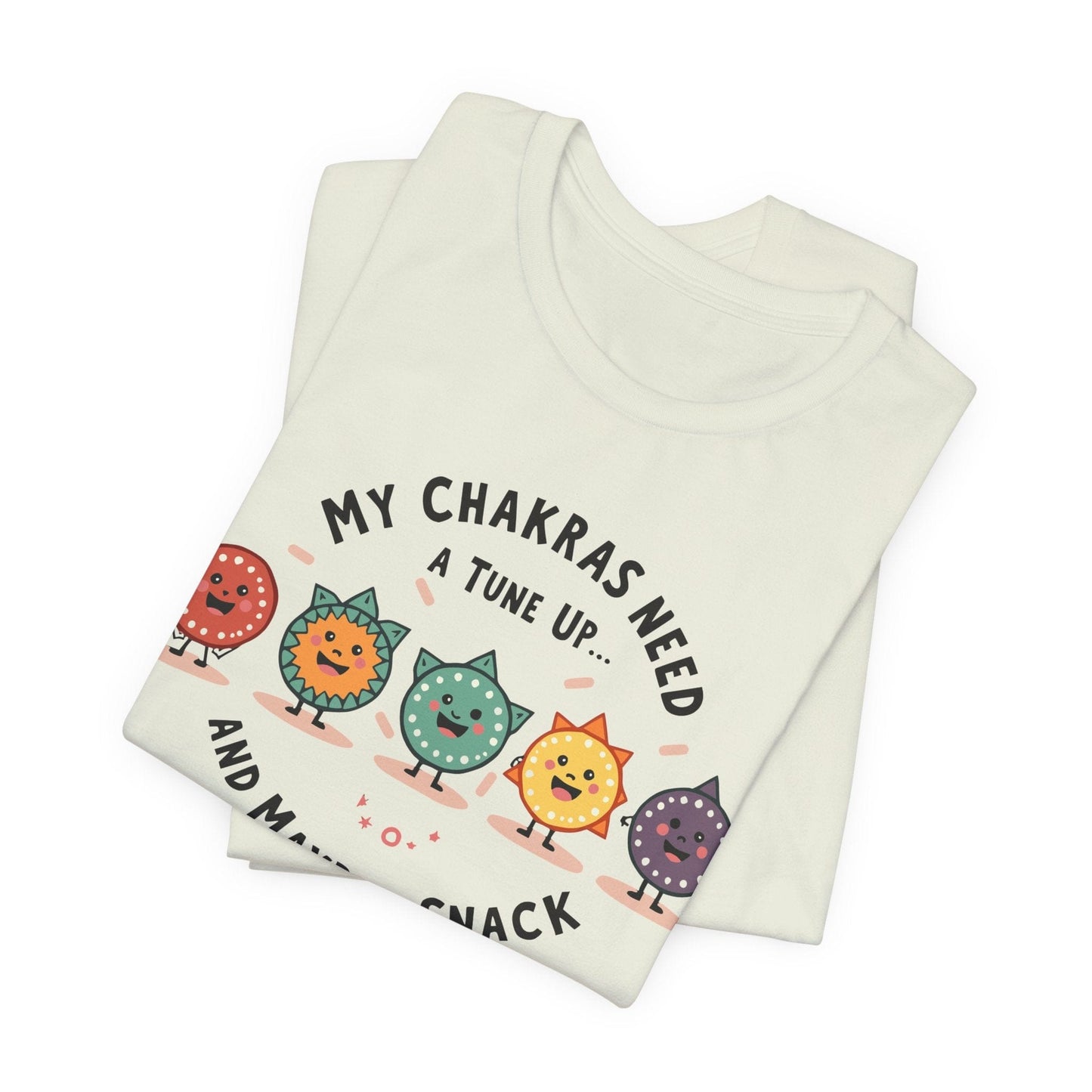 Funny Chakra Tune-Up Unisex Tee for Wellness Lovers
