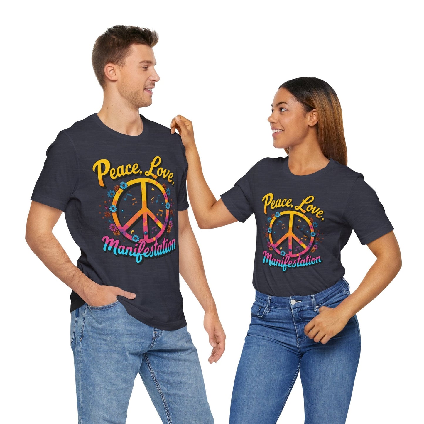 Peace Love Manifestation Unisex Jersey T-Shirt