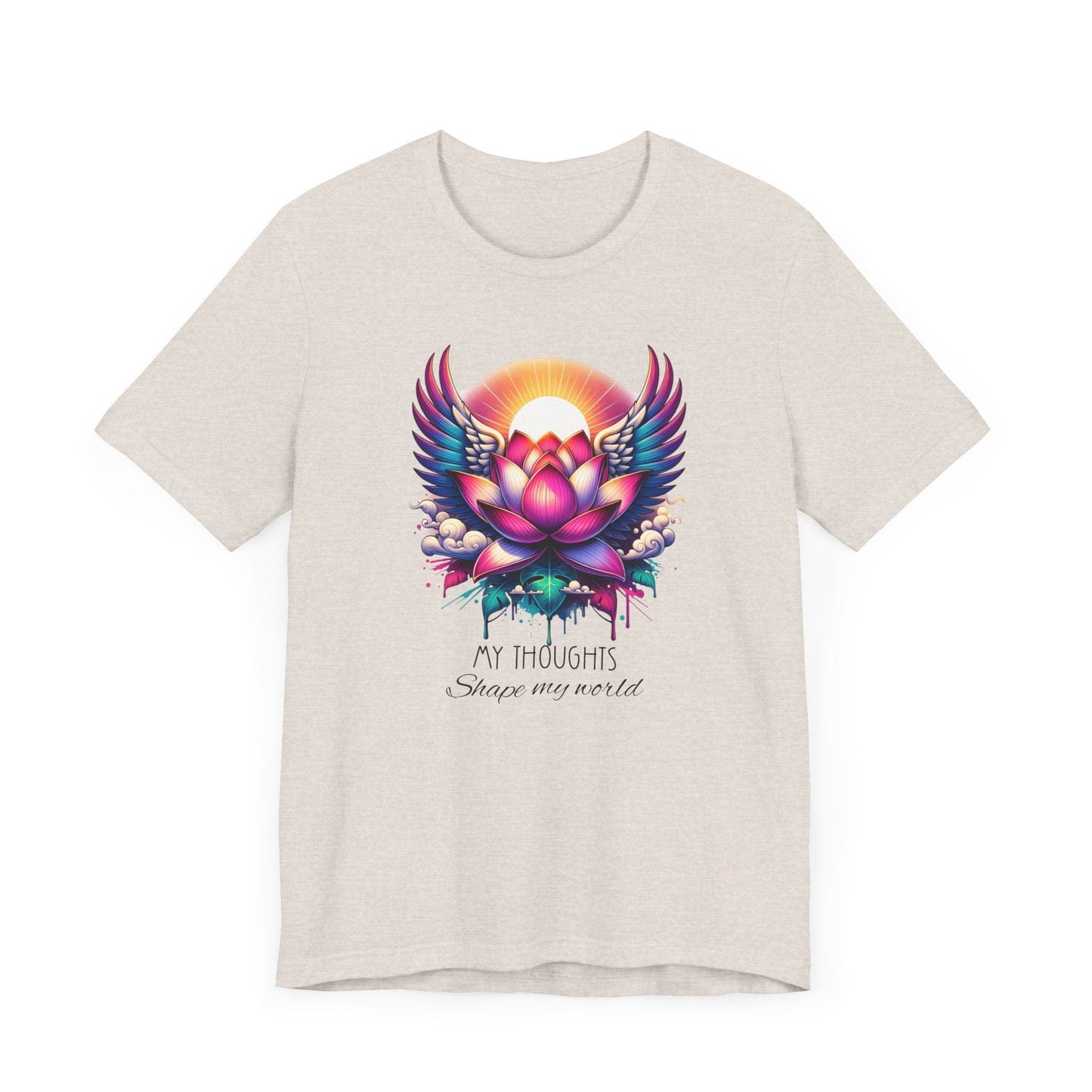 Inspirational Lotus Flower Unisex Jersey Tee