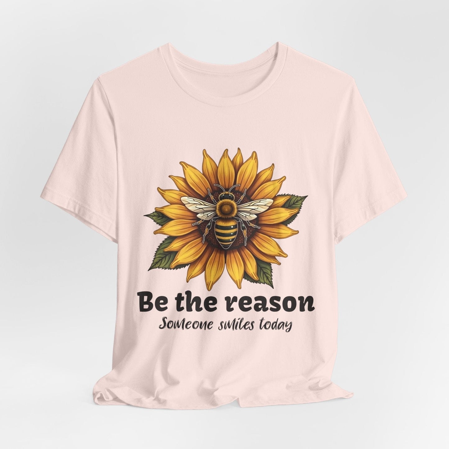 "Be the Reason" Sunflower Unisex Tee | Inspirational Design