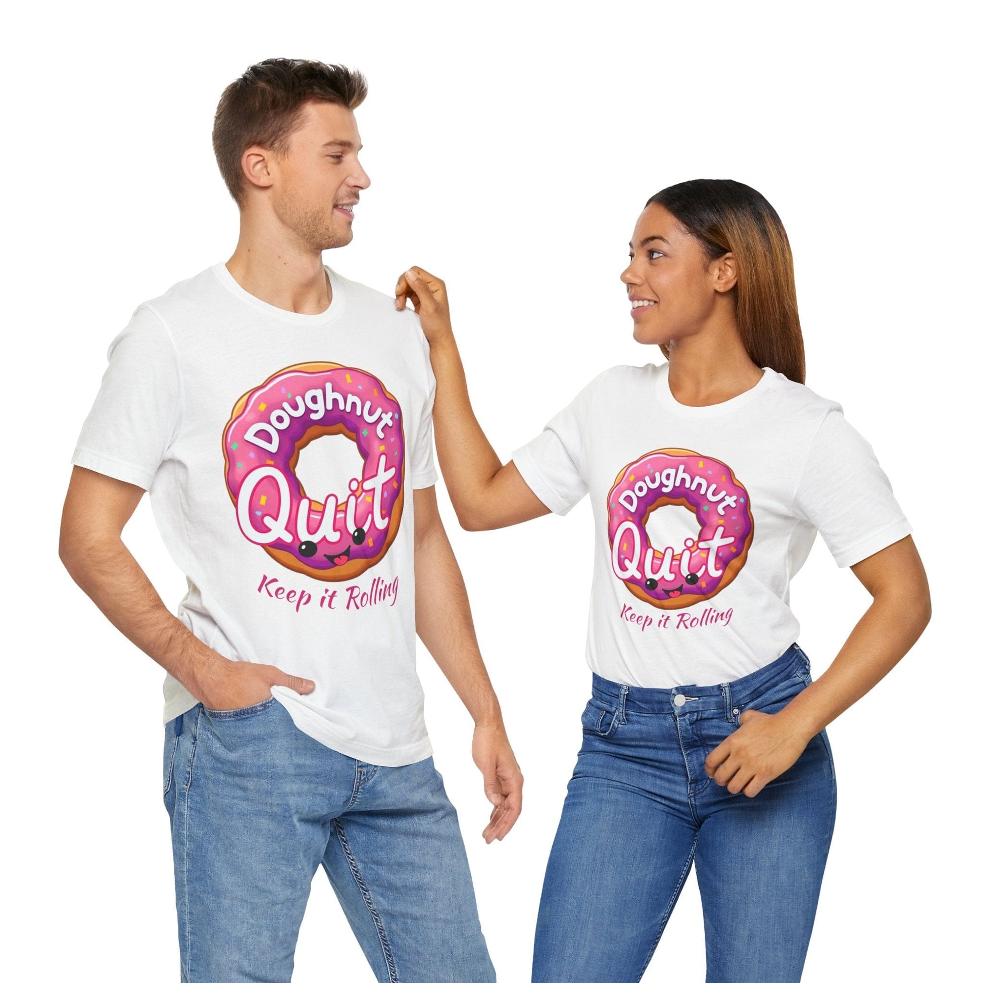 Doughnut Quit T-Shirt | Fun Motivational Tee for Food Lovers