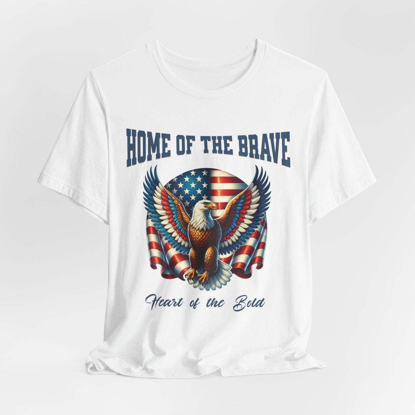 Home of the Brave Eagle T-Shirt | Patriotic & Bold


