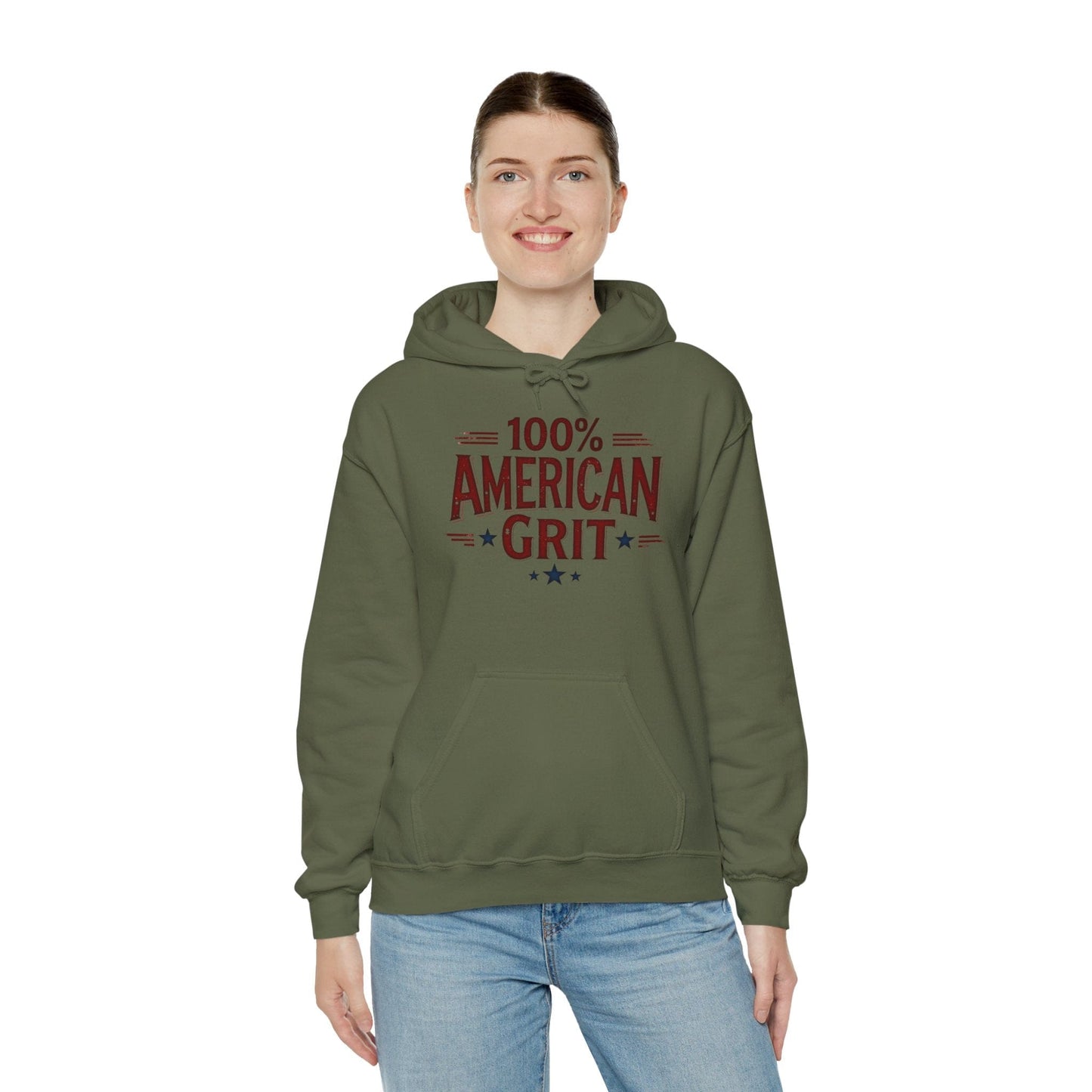 100% American Grit Unisex Heavy Blend Hoodie