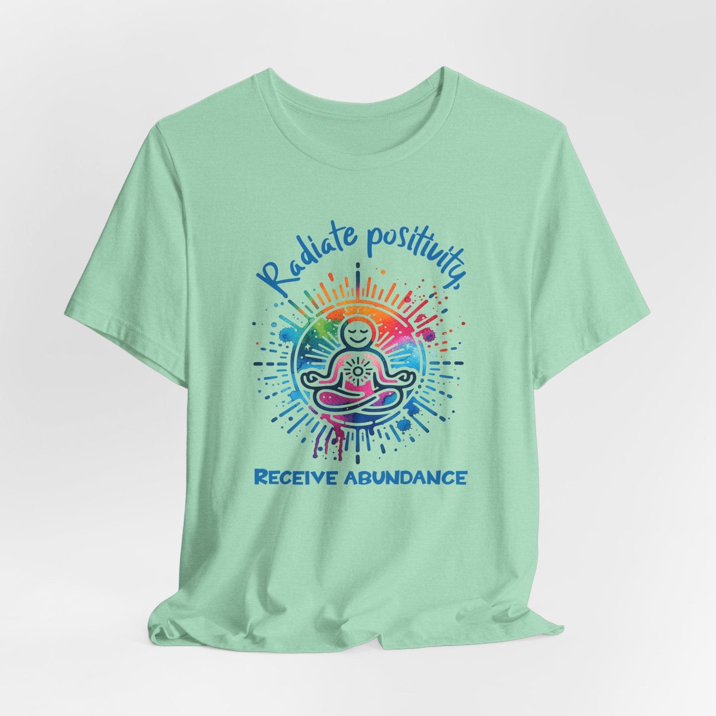 Radiate Positivity Tee - Unisex Jersey Short Sleeve Tee for Abundance Lovers