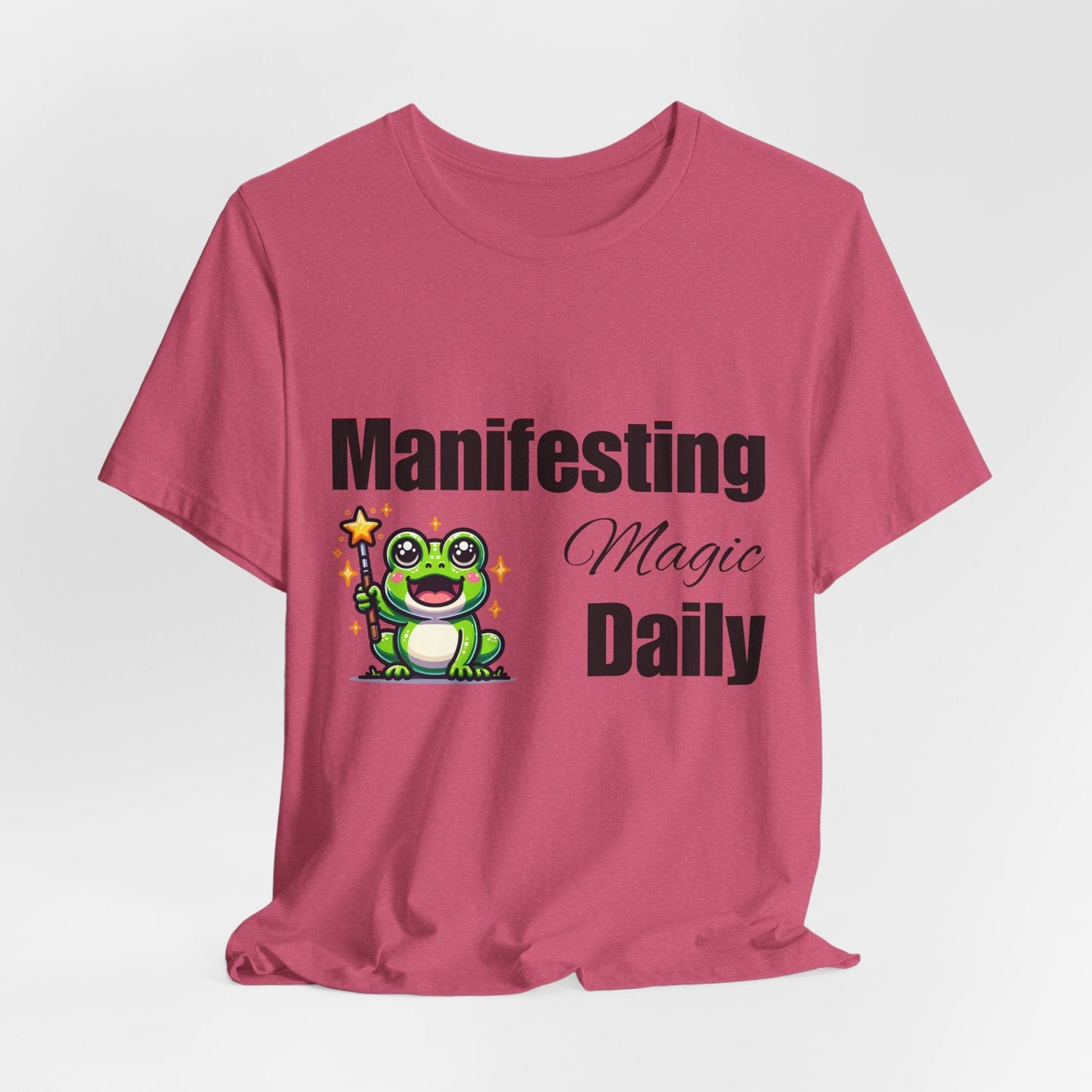 Manifesting Magic Daily Unisex Tee - Positive Vibes for Manifestation Enthusiasts