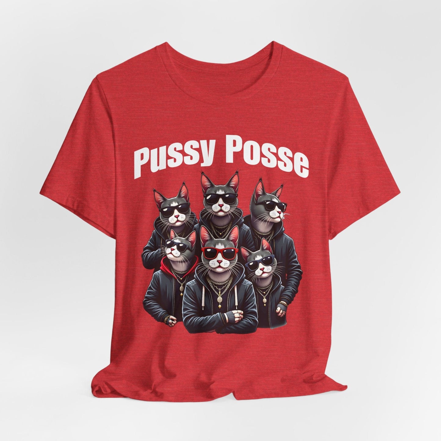 Pussy Posse Graphic T-Shirt | Fun & Bold Lover's Shirt